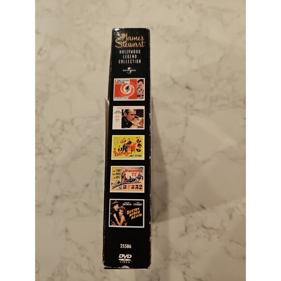 James Stewart Hollywood Legend Collection DVD 2004 5 Disc Set Harvey Vertigo EUC - Picture 4 of 7